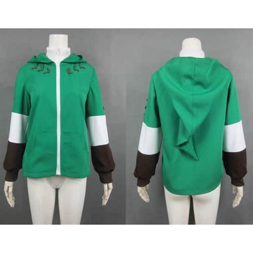 The Legend Of Zelda Link Green Jacket Cosplay Costume