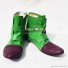 Dragon Ball Cosplay Videl Green Cosplay Shoes