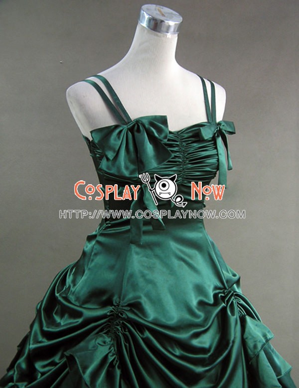 green southern belle dress