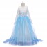 Frozen Cosplay Princess Elsa Costume Girl Dress for Children Evening Party