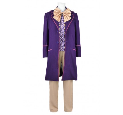 Charlie And The Chocolate Factory Cosplay Willy Wonka Costume