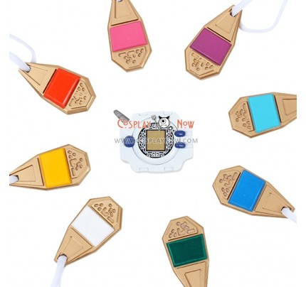 Digital Monster Necklaces and Digivice PVC Cosplay Props