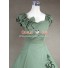 Southern Belle Cotton Evening Gown Green Lolita Dress