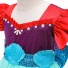 Mermaid Cosplay Princess Ariel Costume Fairy Tale Cute Bowknot Layered Girl Dress for Children