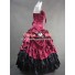 Southern Belle Satin Lolita Ball Gown Prom Red Dress