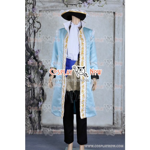 Hetalia: Axis Powers France Francis Bonnefeuille Cosplay Costume