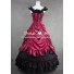 Southern Belle Lolita Ball Gown Red Wedding Dress