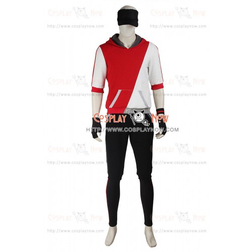 Pokemon GO Cosplay Male Red Uniform