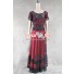 Titanic Cosplay Rose Costume Red Dress