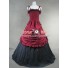 Southern Belle Civil War Ball Gown Prom Red Dress