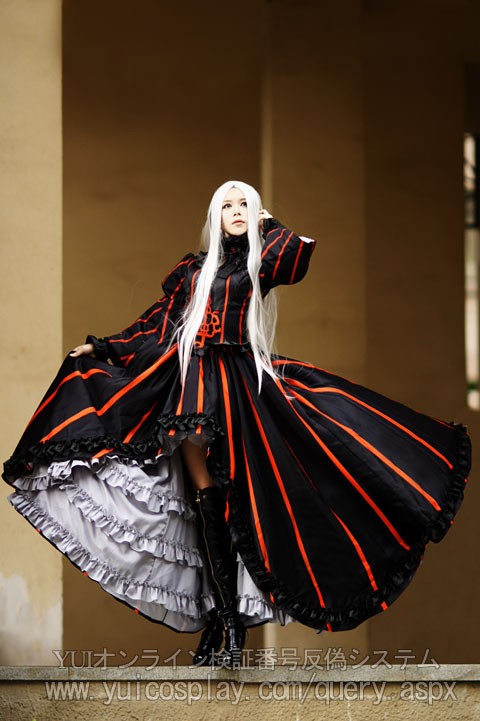 Fate Zero Cosplay Irisviel Von Einzbern Costume Black Dress