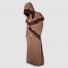 Medieval Cosplay Monk Wizard Costume Robe Cape Halloween