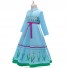 Frozen Cosplay Princess Anna Costume Fairy Tale Cute Dress for Children