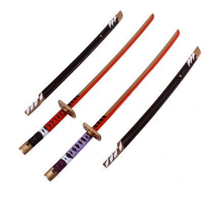 Sengoku Night Blood Cosplay Takeda Shingen props with swords