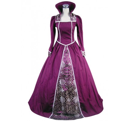 Victorian Lolita Renaissance Regal Queen Gothic Lolita Dress Purple