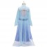 Frozen Cosplay Princess Elsa Costume Fairy Tale Cute Blue Dress for Children