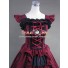 Victorian Lolita Ruffle Princess Gothic Lolita Dress Red