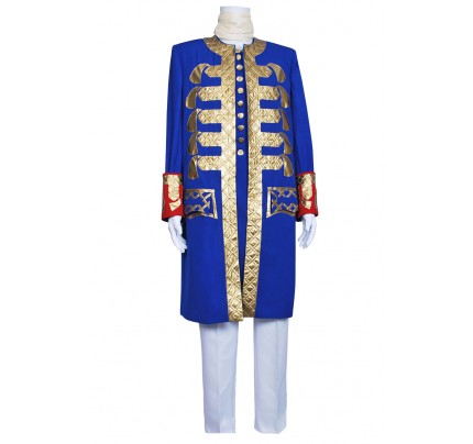 Pirates Of The Caribbean 4 Cosplay Barbossa Costume Full