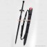 Sword Art OnlineⅡMother Rosary Kirito Black Sword with Strap Cosplay Props
