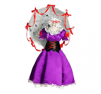 Touhou Project Cosplay Yukari Yakumo Dress Costume 