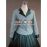 Civil War Victorian Tartan Ball Gown Dress Prom