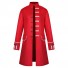 Historical Medieval Solid Fashion Steam Punk Vintage Overcoat Uniform