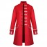 Historical Medieval Solid Fashion Steam Punk Vintage Overcoat Uniform