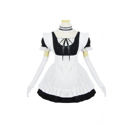 Lolita Cosplay Sweet Heart Maid Dress Costume