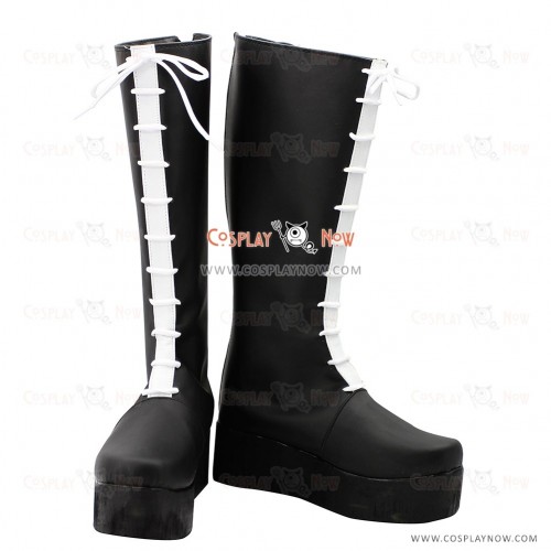 Hitman Reborn Cosplay Shoes Colonnello Black Boots