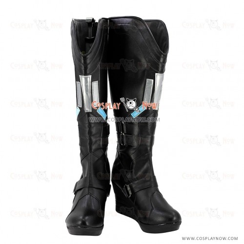 Captain America Cosplay Shoes Black Widow Boots