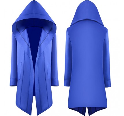 Historical Medieval Medium Long Cape Wizard Cloak Hoodie