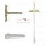 Rozen Maiden Mercury Lampe Sword PVC Cosplay Props