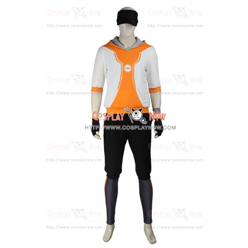 Pokemon GO Cosplay Male Orange Uniform