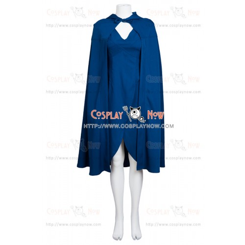 Game Of Thrones Daenerys Targaryen Cosplay Costume Cape Dress