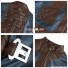 Krypton Cosplay Costume Seg-El Costume Brown Jacket