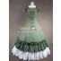 Southern Belle Cotton Evening Gown Green Lolita Dress