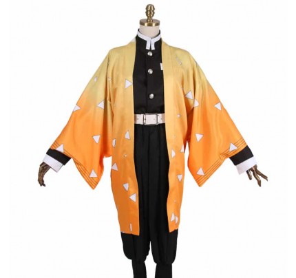 Demon Slayer Zenitsu Agatsuma Cosplay Costume