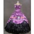 Southern Belle Satin Lolita Ball Gown Lavender Prom Dress