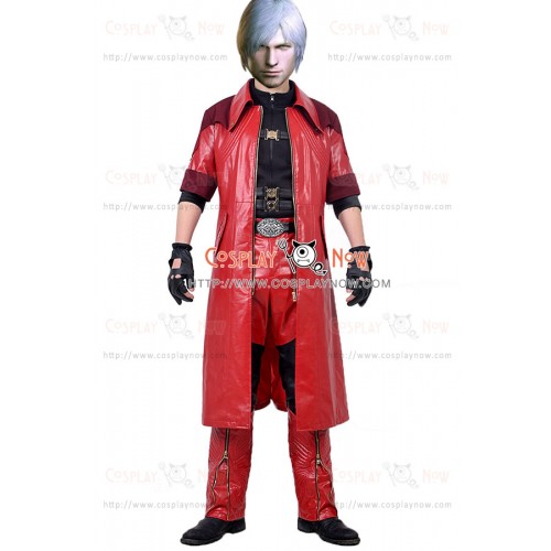 Dante Costume For Devil May Cry 4 Cosplay Uniform New Version