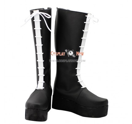 Hitman Reborn Cosplay Shoes Colonnello Black Boots