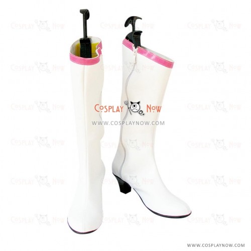 Sailor Moon Cosplay Shoes Tsukino Usagi White Boots