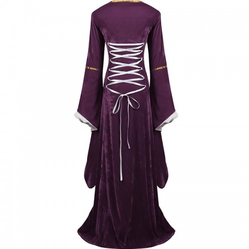 Historical Medieval Renaissance Cosplay Costume Irish Vintage Dress