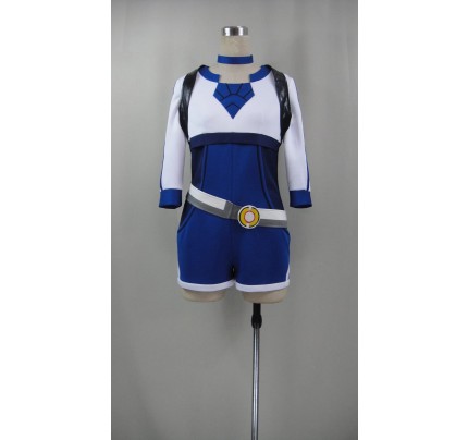 Pokemon Go Female Trainer Blue Cosplay Costume