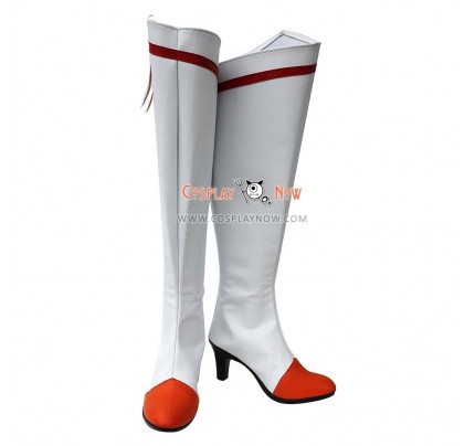 Smile Precure! Pretty Cure Cosplay Shoes Akane Hino Cure Sunny Boots