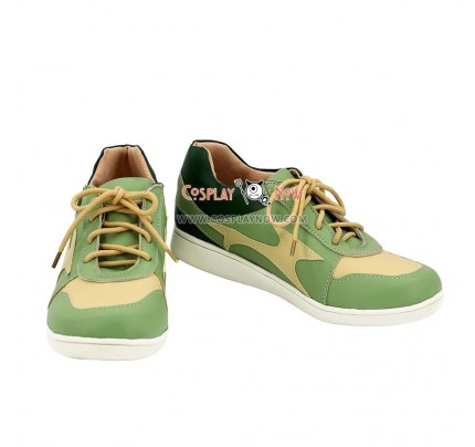 Danganronpa Aoi Asahina Green Cosplay Shoes