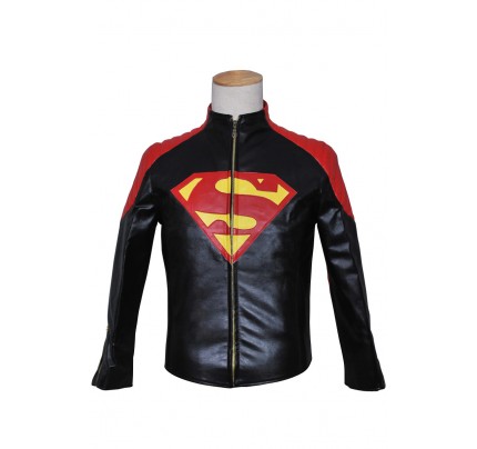 Superman Smallville Clark Kent Cosplay Costume Jacket Black