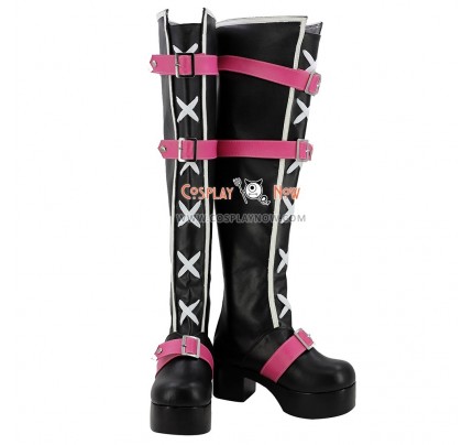 Love Live! Sunshine Cosplay Shoes Yoshiko Tsushima Punk Rock Boots Custom Made