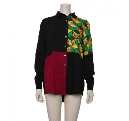 Demon Slayer Giyu Tomioka Shirt Cosplay Costume