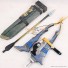 Overwatch OW Hanzo Storm Bow, Arrow and Quiver PVC Cosplay Props