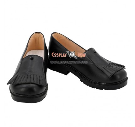 Persona 5 Noir Haru Okumura Black Cosplay Shoes